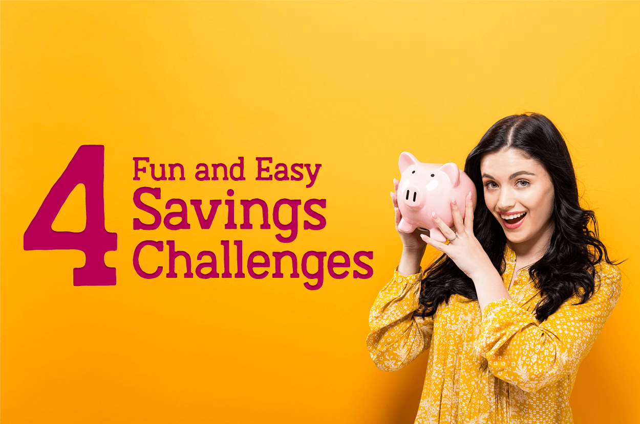4 desafíos de ahorro sencillos y divertidos